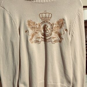 Ralph Lauren Cream Cowl Neck Sweater